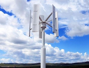 Breeze generates electricity